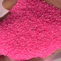 沙画沙漏用16色瓶装染色彩砂 粉红色海滩砂厂家