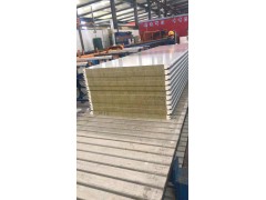 聚氨酯封边岩棉夹芯板、自发泡夹芯板图1