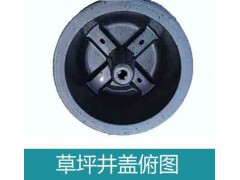 湖北龙康专业生产草坪井盖花盆井盖绿色黑色图2