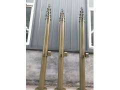 15米气象站手动式升降避雷针定制大承重车载方仓式电动升降杆图1