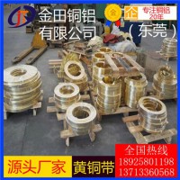 生产厂家h68黄铜带，h85超薄黄铜带*h96宽幅黄铜带