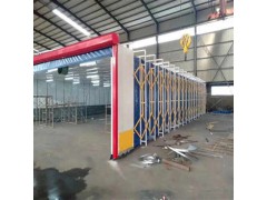 自动伸缩房 伸缩移动喷漆房 大型喷漆房设备厂家图2