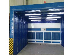 镀锌管材质伸缩喷漆房 运行平稳 操作简单图2