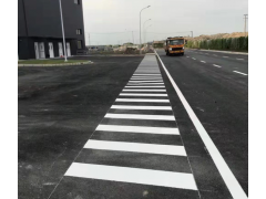 苏州北桥车道行驶标线价格 苏州厂区车道画线价格图1